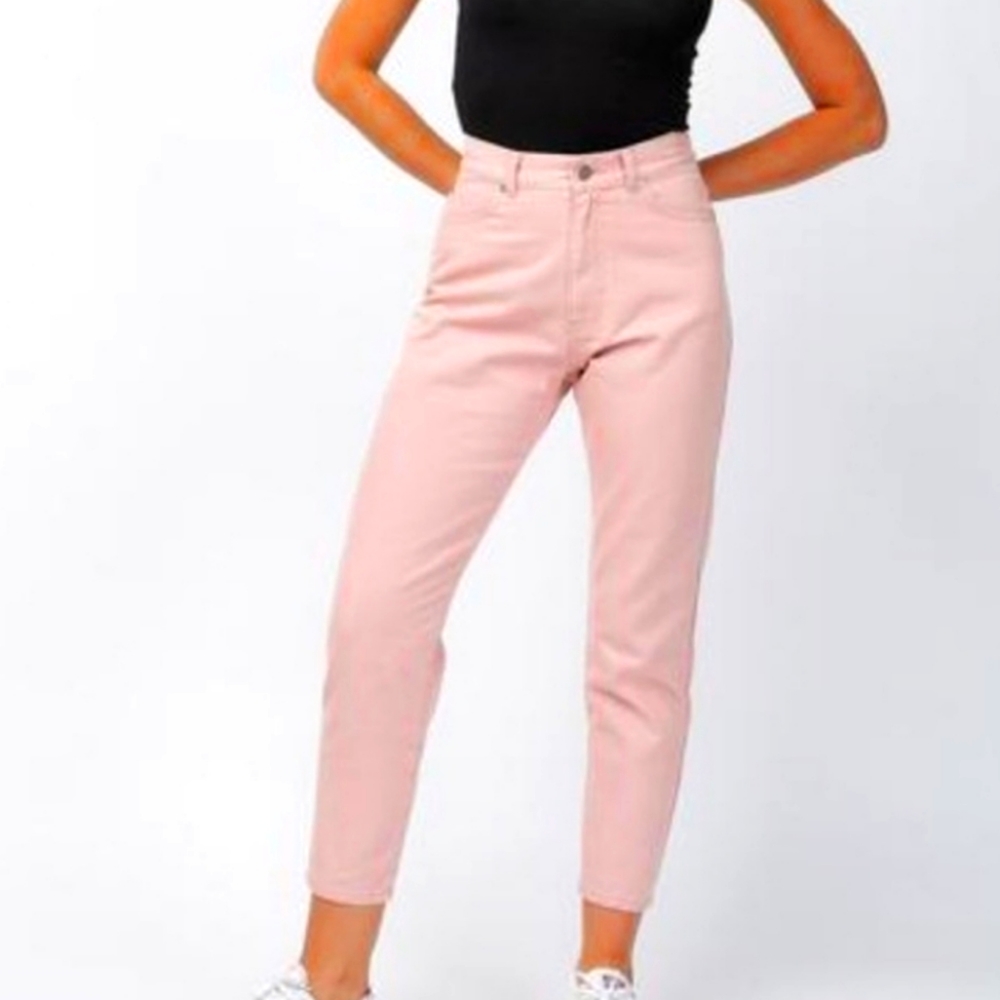 Ralph Lauren Jeans Co pink denim crops